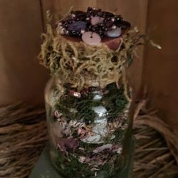 Glücksglas - Wunschglas-Glas mit Korken-Geschenk-Mitbringsel-Hase – Bild 2