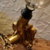Wasserpumpe + Zahnrad = Lampe - Recycelt - Unikat - Innenbereich – Bild 5