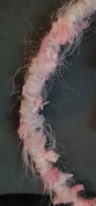 1 Filzblume Kranz Wolle