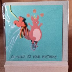 Eichhörnchen-Geburtstagskarte