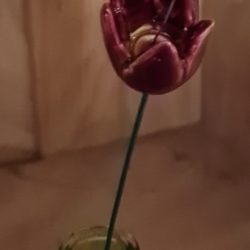 Tulpe aus Keramik