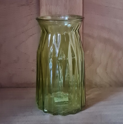 Glas- Vase - Grün