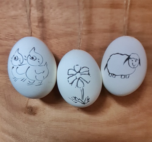 Oster-Eier Handbemalt