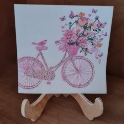 rosa Fahrrad Serviette