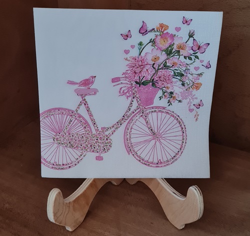 rosa Fahrrad Serviette