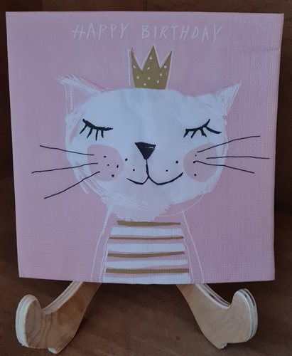Katzen-Queen Serviette