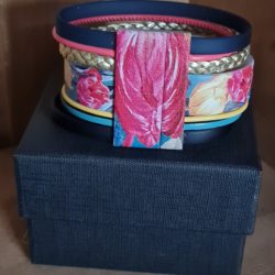 GUMMIARMBAND-MIT NIEDERLÄNDISCHE TULPEN -Magnetverschluss – Bild 2